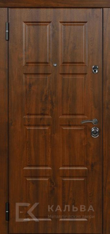 Фото №2 «Железная дверь антик медь внутри темный орех классика №2»